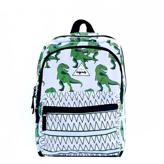 Little Legends Dino Backpack L Groen / Wit 12 Little Legends Dino Backpack L Groen / Wit - Afbeelding 10