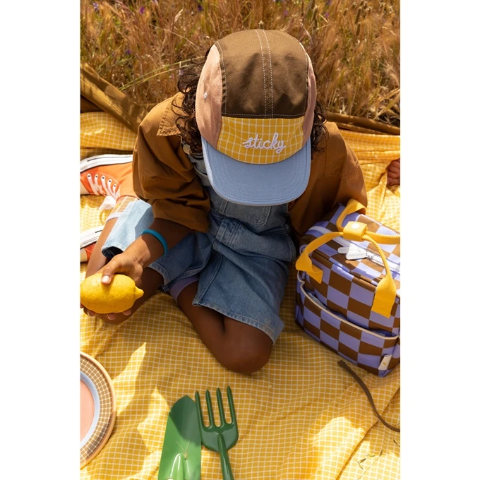 Sticky Lemon Farmhouse Backpack Small Checkerboard Blooming Purple - Soil Green 6 Sticky Lemon Farmhouse Backpack Small Checkerboard Blooming Purple - Soil Green - Afbeelding 4