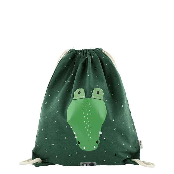 Trixie Mr. Crocodile Drawstring Bag Green 3 Trixie Mr. Crocodile Drawstring Bag Green