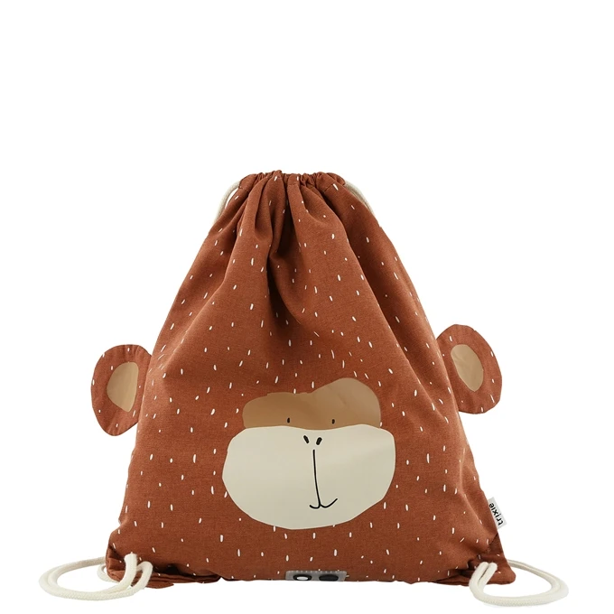 Trixie Mr. Monkey Drawstring Bag Brown 3 Trixie Mr. Monkey Drawstring Bag Brown