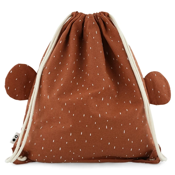 Trixie Mr. Monkey Drawstring Bag Brown 4 Trixie Mr. Monkey Drawstring Bag Brown - Afbeelding 2