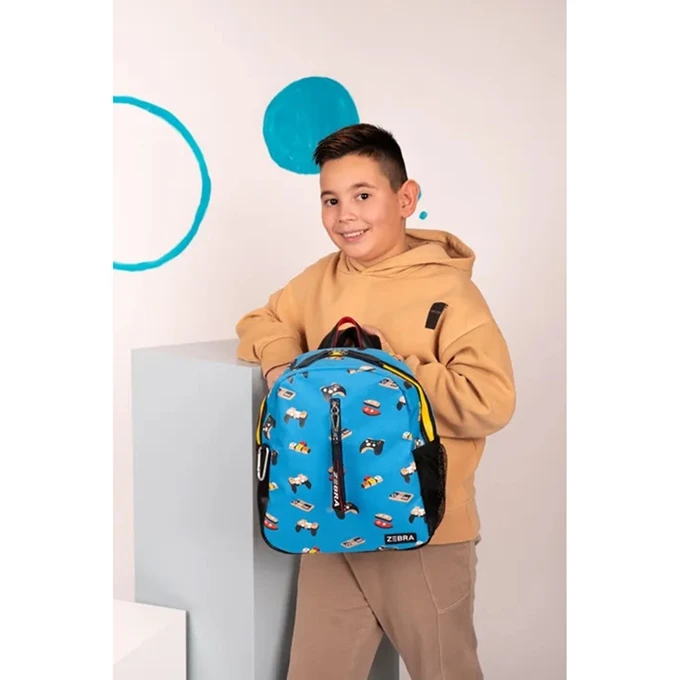 Zebra Trends Mason Rugzak Aquablauw 4 Zebra Trends Mason Rugzak Aquablauw - Afbeelding 2