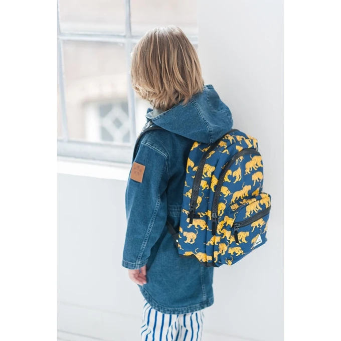 Little Legends Tiger Navy Blue Backpack L Donker Blauw 4 Little Legends Tiger Navy Blue Backpack L Donker Blauw - Afbeelding 2