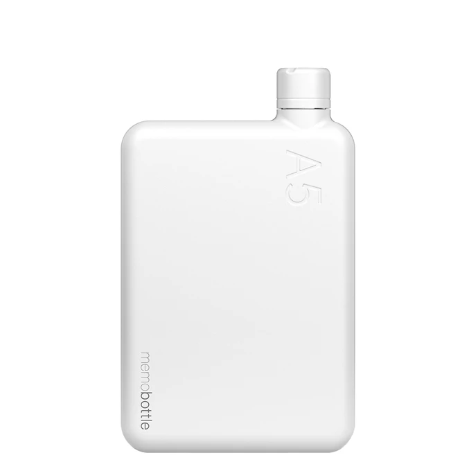 Memobottle A5 Bottle Stainless Steel 1050ml White 3 Memobottle A5 Bottle Stainless Steel 1050ml White