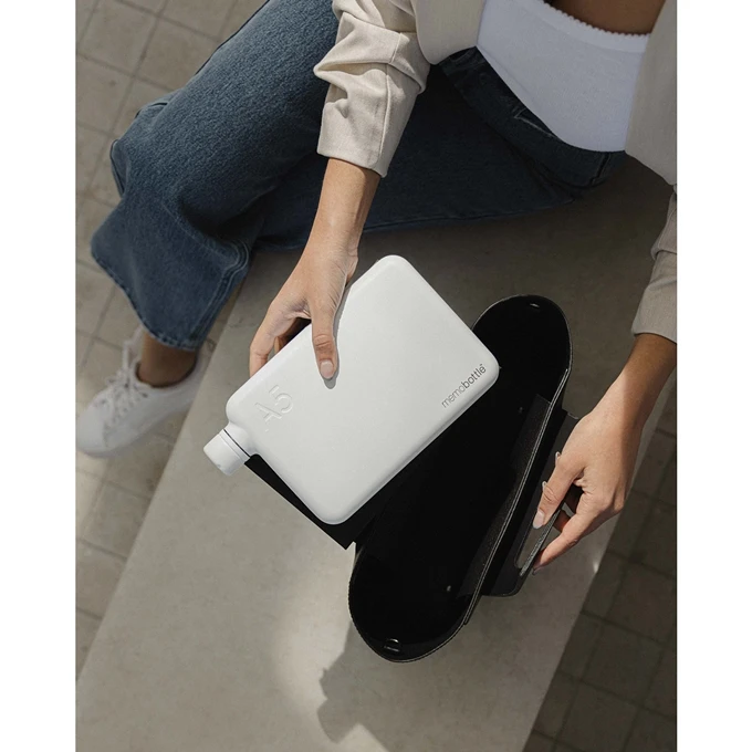 Memobottle A5 Bottle Stainless Steel 1050ml White 5 Memobottle A5 Bottle Stainless Steel 1050ml White - Afbeelding 3