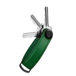 Orbitkey 2.0 Keyholder Pebbled Leather Emerald