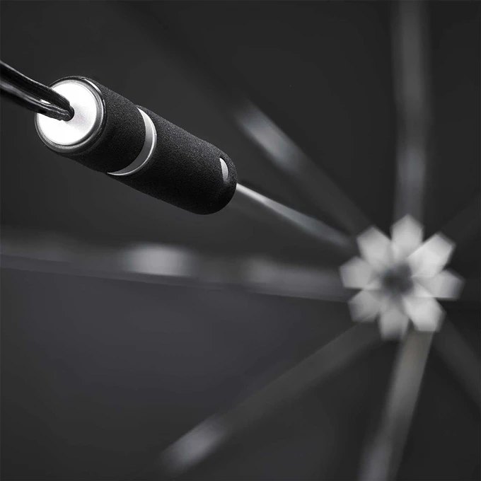 Senz Original Stick Stormparaplu Shiny Silver 7 Senz Original Stick Stormparaplu Shiny Silver - Afbeelding 5