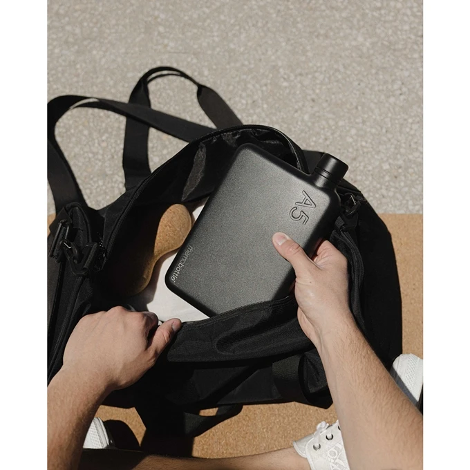 Memobottle A5 Bottle Stainless Steel 1050ml Black 6 Memobottle A5 Bottle Stainless Steel 1050ml Black - Afbeelding 4