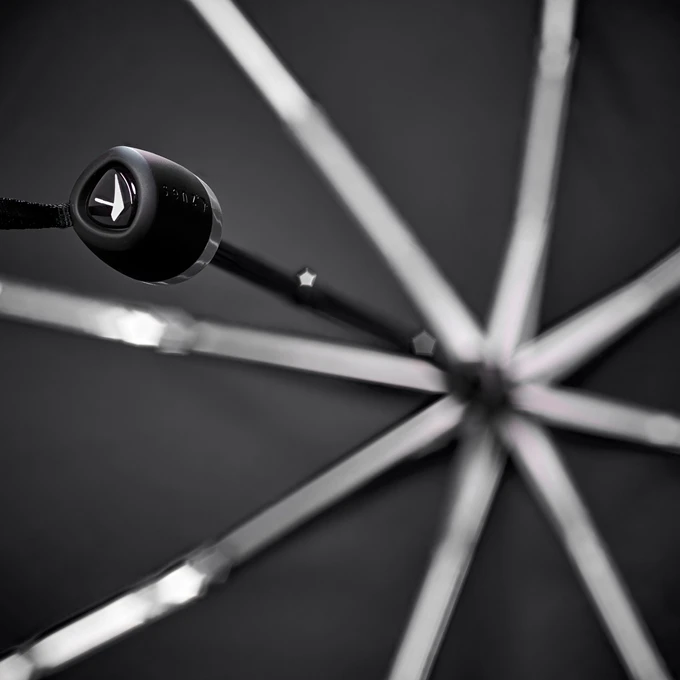 Senz Manual Opvouwbare Stormparaplu Shiny Silver 7 Senz Manual Opvouwbare Stormparaplu Shiny Silver - Afbeelding 5