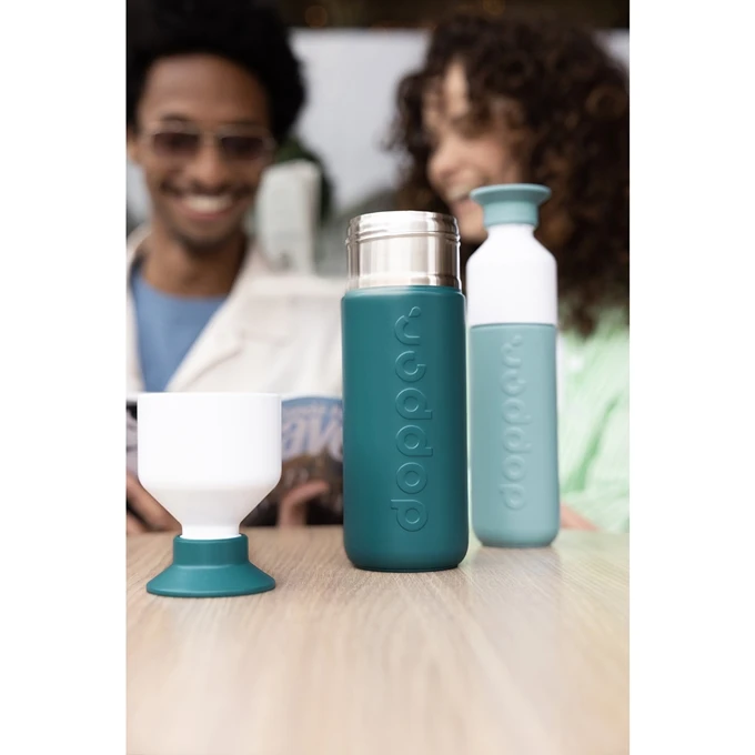Dopper Insulated Drinkfles 350 Ml Bottlenose Blue 4 Dopper Insulated Drinkfles 350 Ml Bottlenose Blue - Afbeelding 2