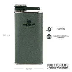 Stanley The Easy-Fill Wide Mouth Flask 0.23L Hammertone Green -Diverse Tassen image 16022