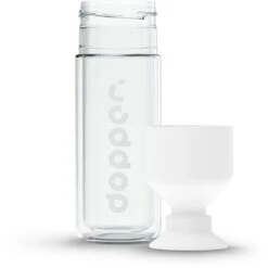 Dopper Glass Insulated Drinkfles 450 Ml White -Diverse Tassen image 16046