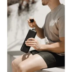 Memobottle Slim Bottle Stainless Steel 600ml Black -Diverse Tassen image 16178