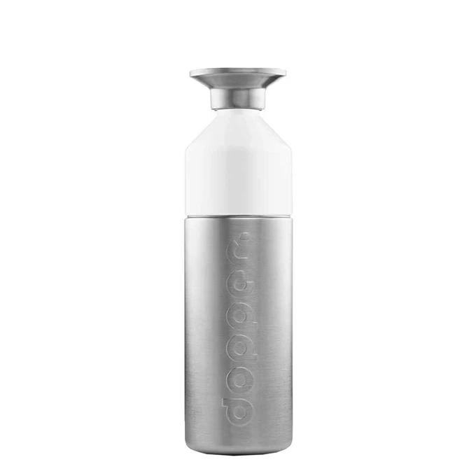 Dopper Steel Drinkfles 800 Ml Silver 3 Dopper Steel Drinkfles 800 Ml Silver