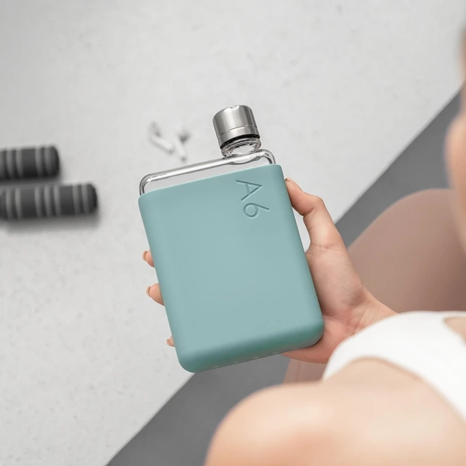 Memobottle A6 Silicon Sleeve Sea Mist 4 Memobottle A6 Silicon Sleeve Sea Mist - Afbeelding 2
