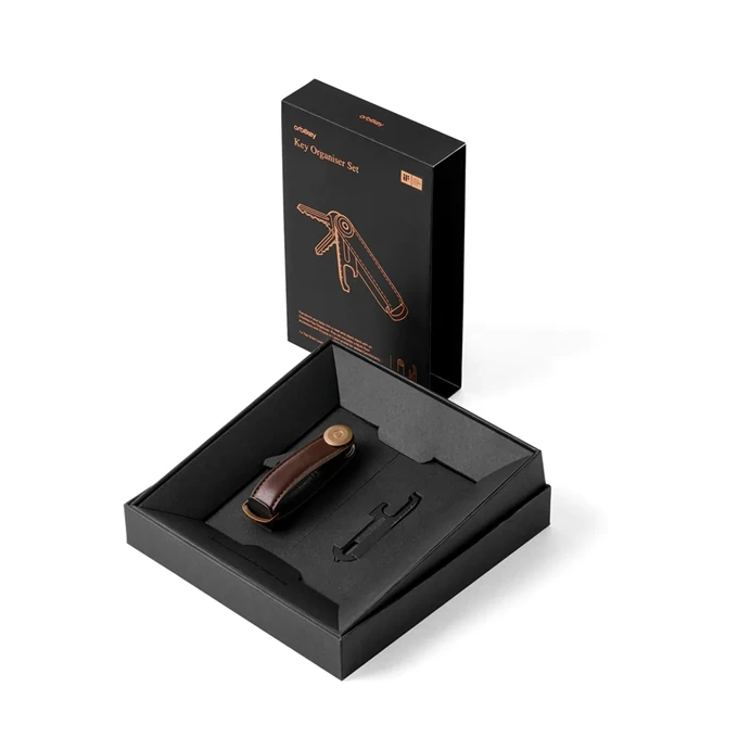 Orbitkey Premium Leather 2.0 Espresso Brown + Multi Tool V2 Gift Set Espresso Brown 4 Orbitkey Premium Leather 2.0 Espresso Brown + Multi Tool V2 Gift Set Espresso Brown - Afbeelding 2