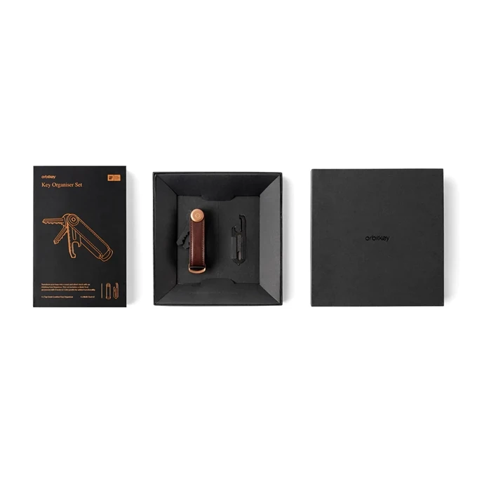 Orbitkey Premium Leather 2.0 Espresso Brown + Multi Tool V2 Gift Set Espresso Brown 7 Orbitkey Premium Leather 2.0 Espresso Brown + Multi Tool V2 Gift Set Espresso Brown - Afbeelding 5