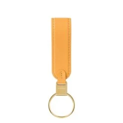 Orbitkey Loop Keychain Leather Orange