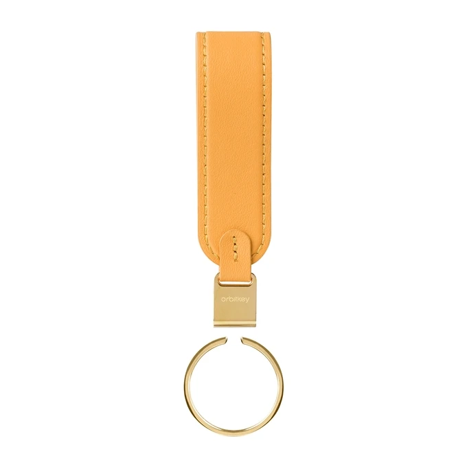 Orbitkey Loop Keychain Leather Orange 6 Orbitkey Loop Keychain Leather Orange - Afbeelding 4