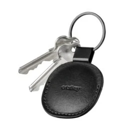 Orbitkey Leather Holder For Airtag Black