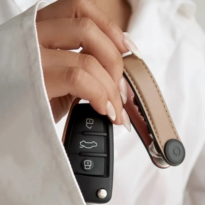 Orbitkey Premium Leather 2.0 Keyholder Sea Foam 4 Orbitkey Premium Leather 2.0 Keyholder Sea Foam - Afbeelding 2