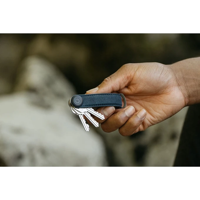 Orbitkey 2.0 Waxed Canvas Keyholder Navy Blue 4 Orbitkey 2.0 Waxed Canvas Keyholder Navy Blue - Afbeelding 2