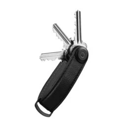 Orbitkey 2.0 Keyholder Pebbled Leather Caviar