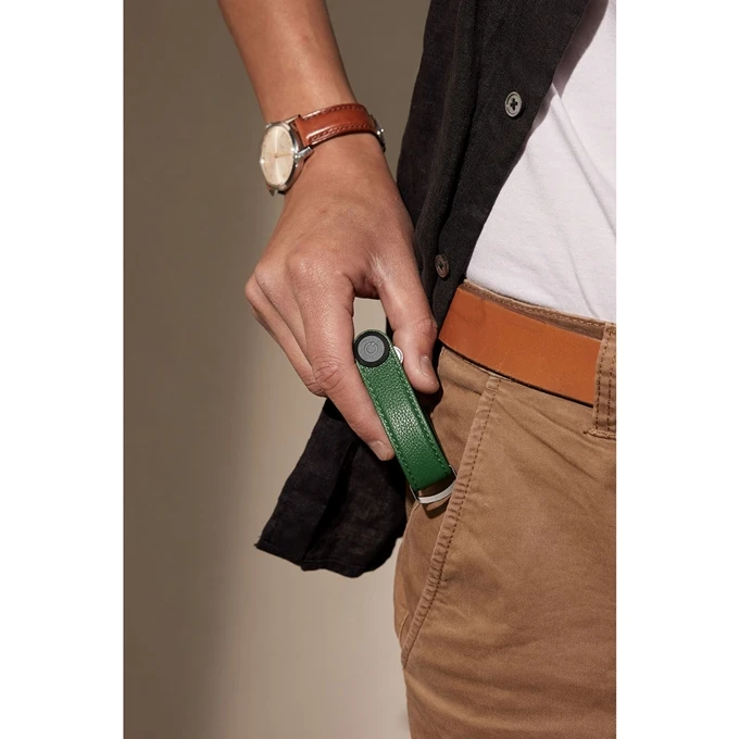 Orbitkey 2.0 Keyholder Pebbled Leather Caviar 4 Orbitkey 2.0 Keyholder Pebbled Leather Caviar - Afbeelding 2