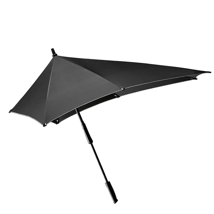 Senz XXL Stick Stormparaplu Black Reflective 3 Senz XXL Stick Stormparaplu Black Reflective