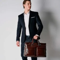 Piquadro Blue Square Duffel Bag Brown 9 Piquadro Blue Square Duffel Bag Brown -Diverse Tassen image 1657