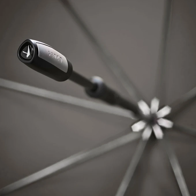 Senz XXL Stick Stormparaplu Silk Grey 7 Senz XXL Stick Stormparaplu Silk Grey - Afbeelding 5