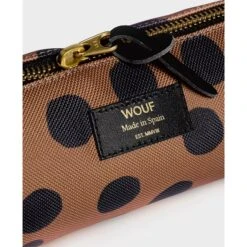 Wouf Dots School Pencil Case Camel -Diverse Tassen image 16840
