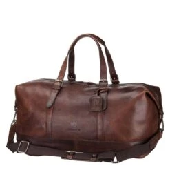Leonhard Heyden Roma Travel Bag Dark Brown -Diverse Tassen image 1719