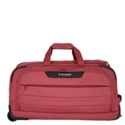 Diverse Tassen 87 Travelite Skaii Wheeled Duffle Red