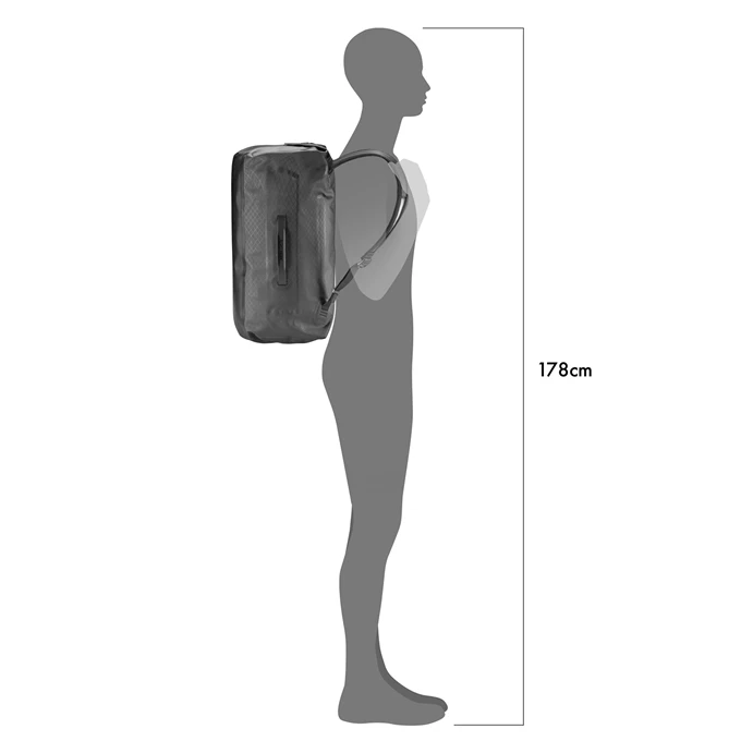 Ortlieb Metrosphere Duffle 40L Black-embossed 5 Ortlieb Metrosphere Duffle 40L Black-embossed - Afbeelding 3