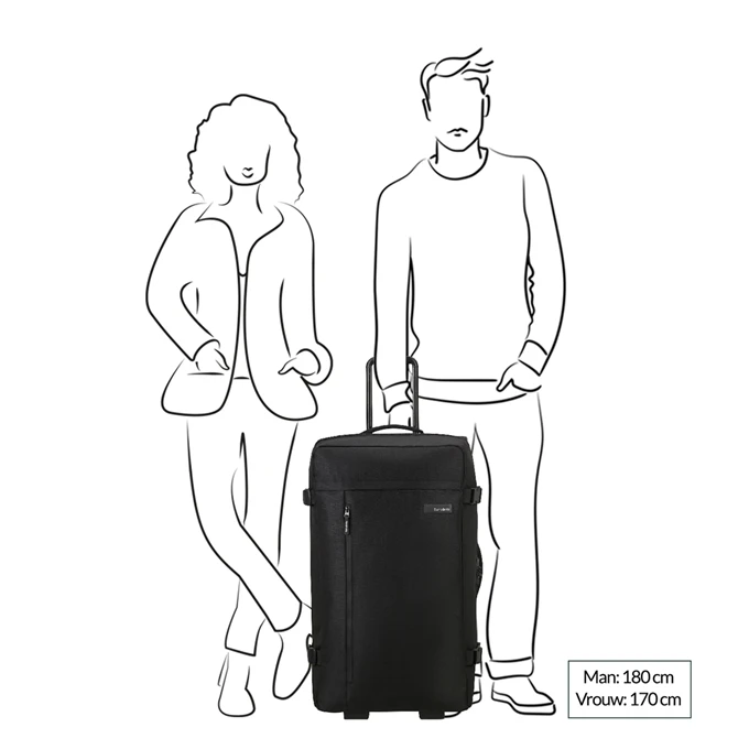 Samsonite Roader Duffle/Wheels 79 Olive Green 4 Samsonite Roader Duffle/Wheels 79 Olive Green - Afbeelding 2