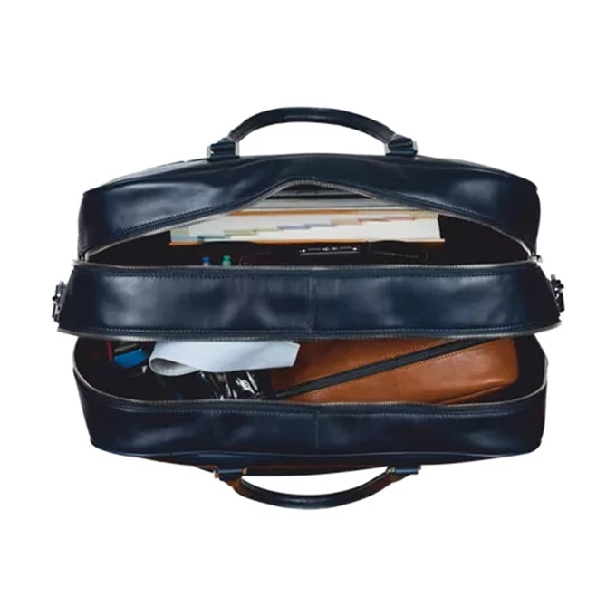 Leonhard Heyden Montreal Business Travel Bag Navy Blue 5 Leonhard Heyden Montreal Business Travel Bag Navy Blue - Afbeelding 3