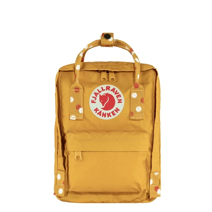 Fjallraven Kanken Mini Ochre-confetti Pattern 3 Fjallraven Kanken Mini Ochre-confetti Pattern