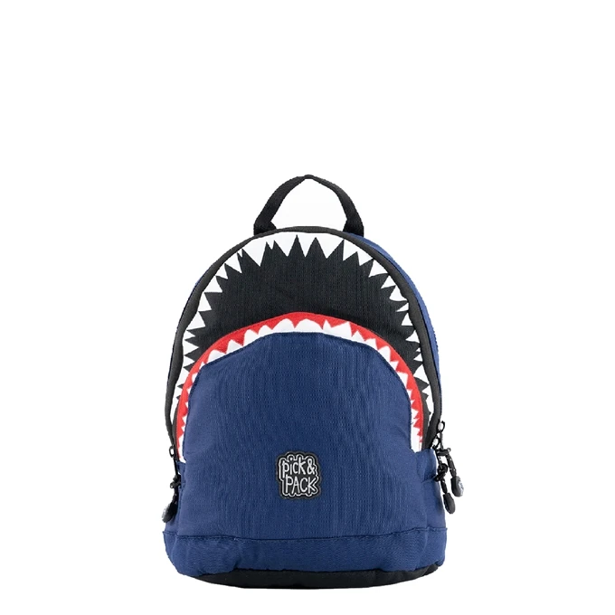 Pick & Pack Shark Shape Backpack S Navy 3 Pick & Pack Shark Shape Backpack S Navy