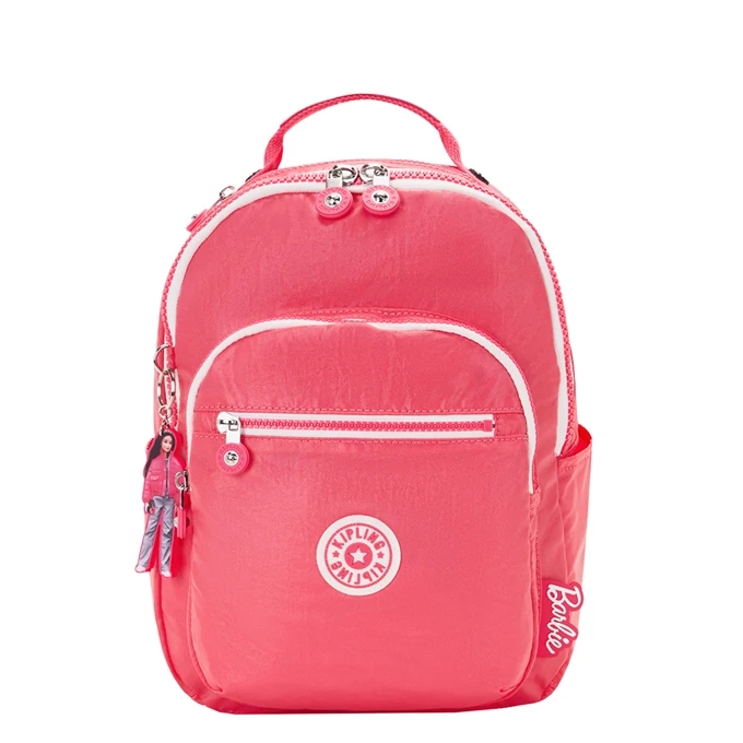 Kipling Barbie Seoul S Lively Pink 3 Kipling Barbie Seoul S Lively Pink