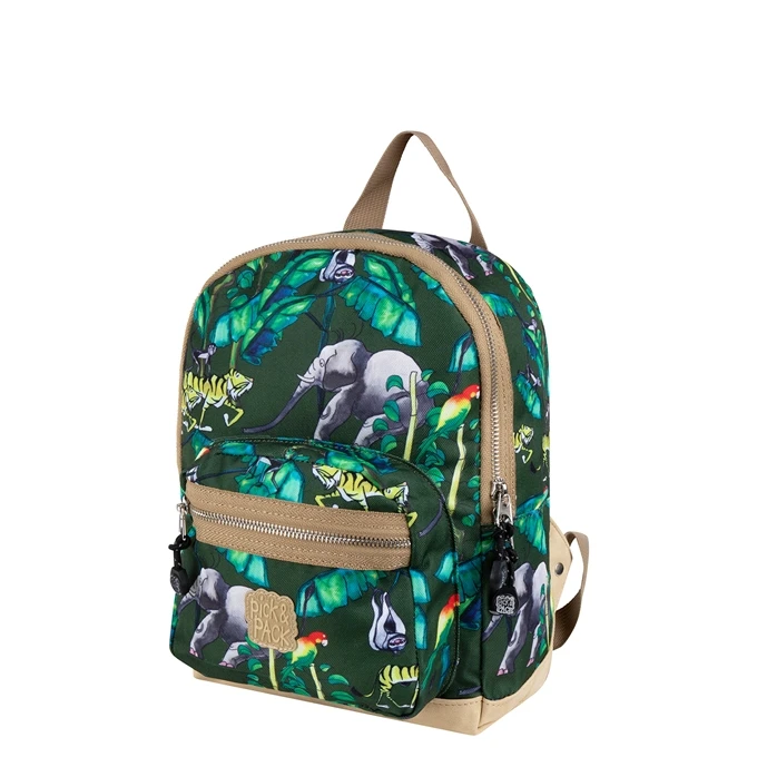 Pick & Pack Happy Jungle Backpack S Bamboo 4 Pick & Pack Happy Jungle Backpack S Bamboo - Afbeelding 2
