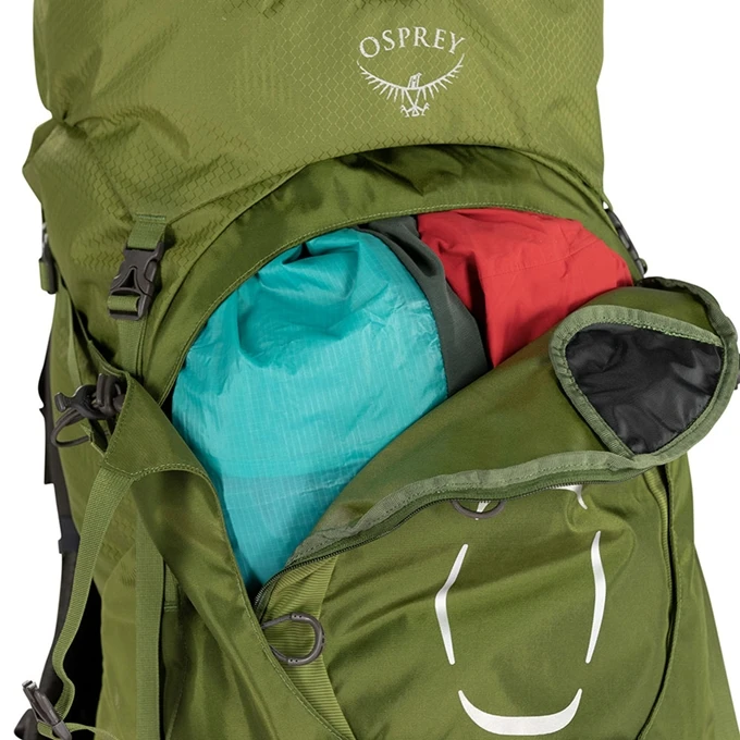 Osprey Aether 55 Backpack S/M Mustard Green 9 Osprey Aether 55 Backpack S/M Mustard Green - Afbeelding 7