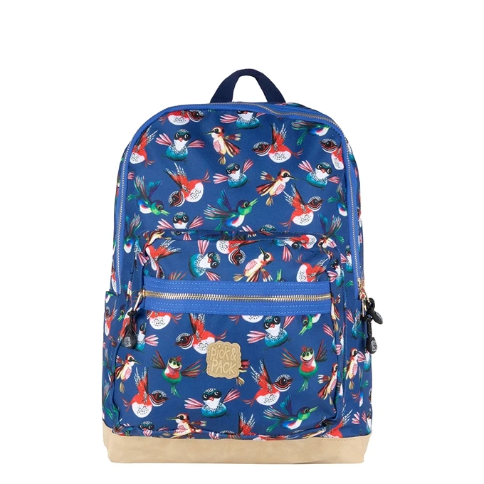 Pick & Pack Birds Backpack M Navy 3 Pick & Pack Birds Backpack M Navy