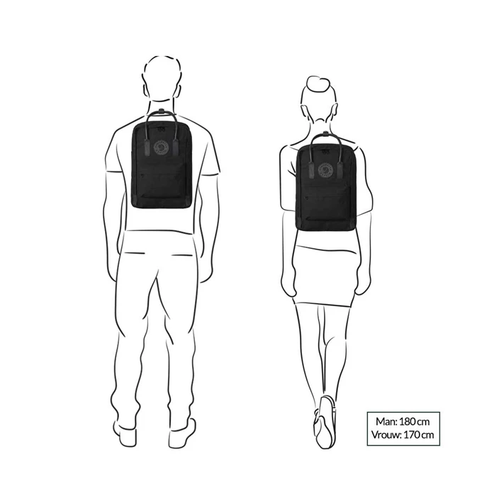 Fjallraven Kanken No. 2 Laptop 15" Black 4 Fjallraven Kanken No. 2 Laptop 15" Black - Afbeelding 2