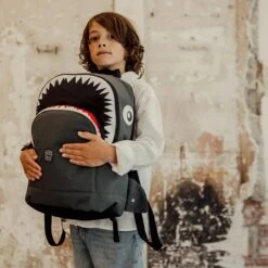 Pick & Pack Shark Shape Backpack L Anthracite -Diverse Tassen image 4844