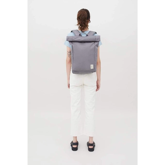 Lefrik Roll Backpack Grey/ecru 4 Lefrik Roll Backpack Grey/ecru - Afbeelding 2