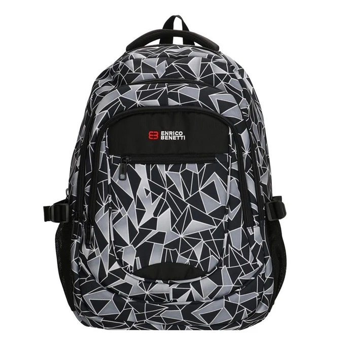 Enrico Benetti Santa Cruz 17.3'' Laptop Rugtas Black Grey 3 Enrico Benetti Santa Cruz 17.3'' Laptop Rugtas Black Grey