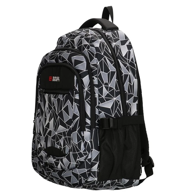 Enrico Benetti Santa Cruz 17.3'' Laptop Rugtas Black Grey 6 Enrico Benetti Santa Cruz 17.3'' Laptop Rugtas Black Grey - Afbeelding 4