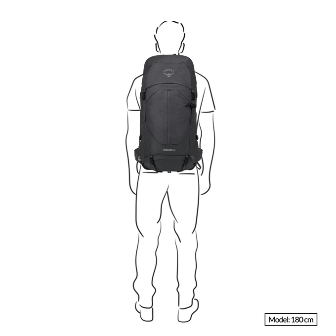 Osprey Stratos 44 Backpack Cetacean Blue 4 Osprey Stratos 44 Backpack Cetacean Blue - Afbeelding 2