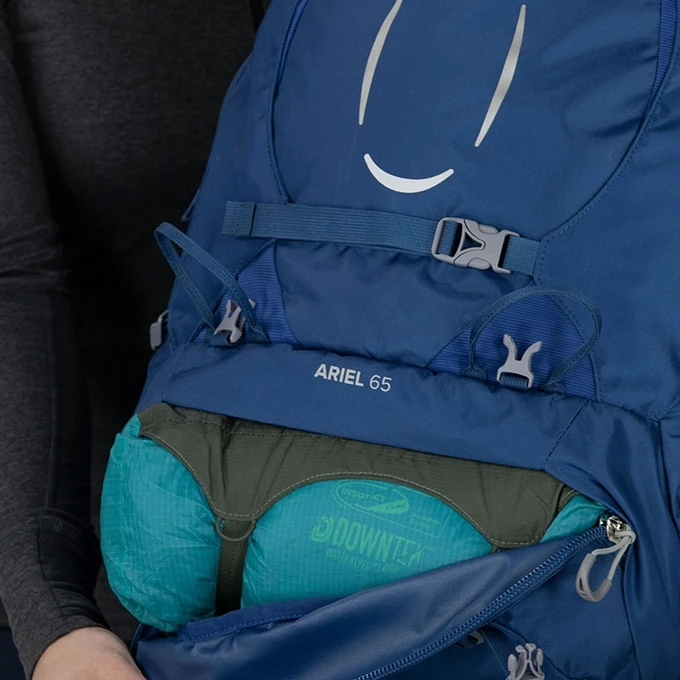 Osprey Ariel 65 Womens Backpack M/L Ceramic Blue 6 Osprey Ariel 65 Womens Backpack M/L Ceramic Blue - Afbeelding 4
